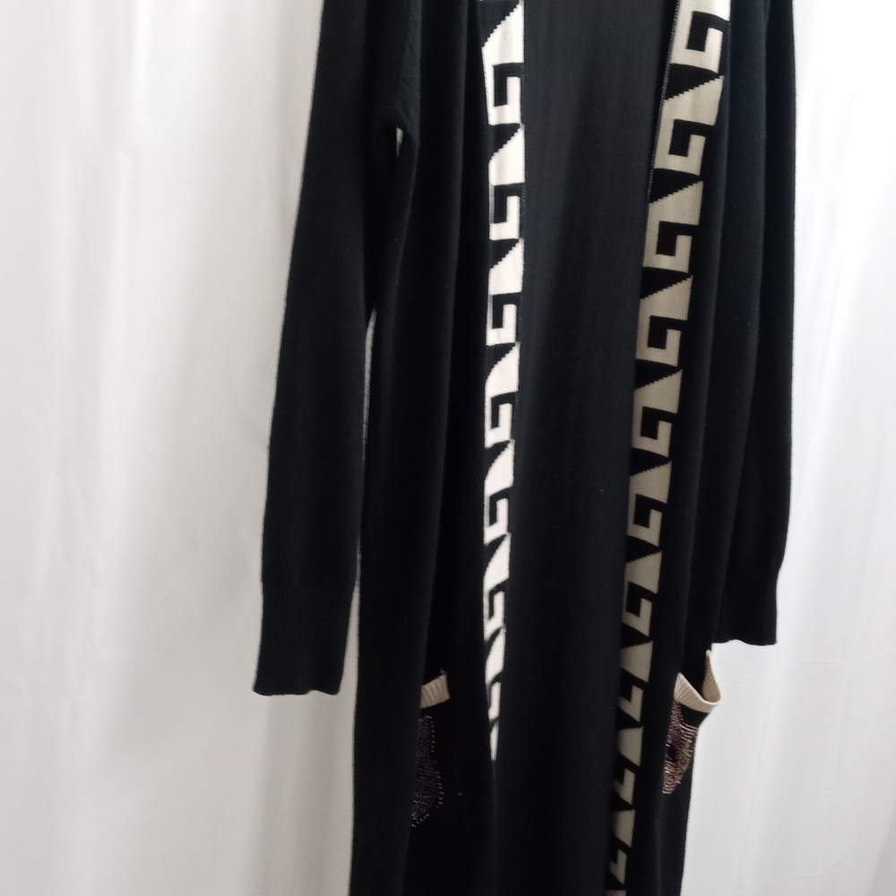 Cap Greek Key Pattern Duster- Size S-M - Picture 11 of 12